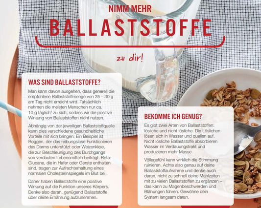 Optimiere deine Ernährung mit Ballaststoffen