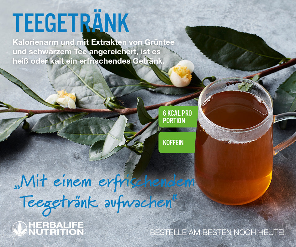 HERBALIFE -  koffeinhaltiges Kräutergetränk mit Tee-Extrakten
