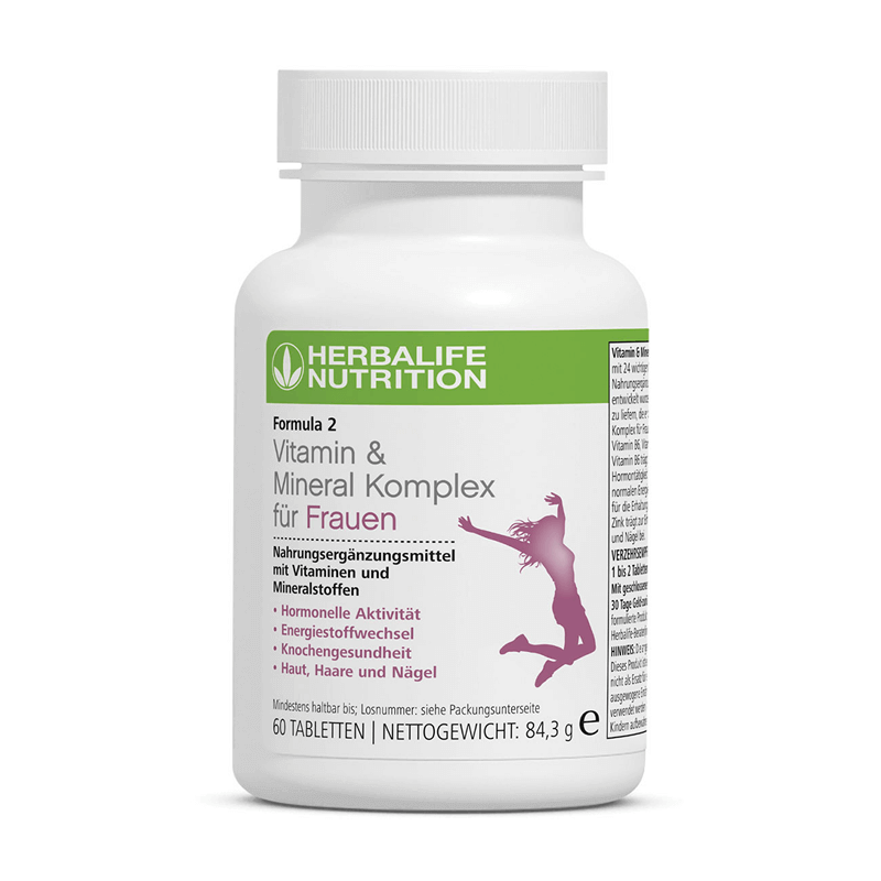 HERBALIFE - Formula 2 Vitamin & Mineral Komplex für Frauen